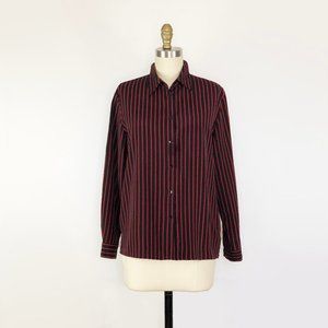Karen Scott Striped Blouse